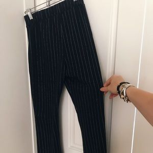 Urban outfitters striped high waisted pants